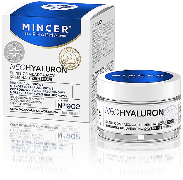 Intensive Rejuvenating Cream - Mincer Pharma Neo Hyaluron 902 Super Rejuvenating Cream — photo N1