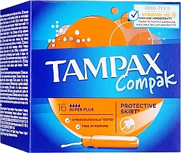 Tampons with Applicator, 16 pcs - Tampax Compak Super Plus — photo N2