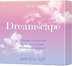 Highlighter - Pupa Dreamscape Translucent Face Highlighter — photo N2