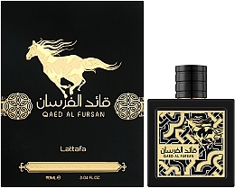Lattafa Perfumes Qaed Al Fursan - Perfumed Spray — photo N2