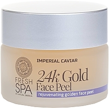 Fragrances, Perfumes, Cosmetics Golden Face Peel - Natura Siberica Fresh Spa Imperial Caviar Rejuvenating Golden Face Peel 24K Gold