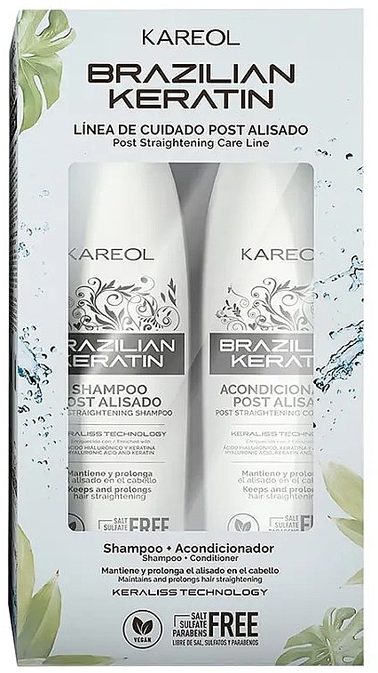 Set - Kareol Brazilian Keratin (shm/300ml + cond/300ml) — photo N1