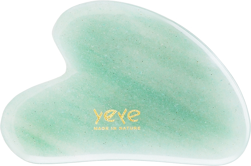 Gua Sha Face Massager, green jade - Yeye — photo N1