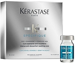 Fragrances, Perfumes, Cosmetics Sensitive Scalp Ampoules - Kerastase Specifique Cure Apaisante