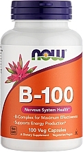 Vitamin B-100 - Now Foods Vitamin B-100 Veg Capsules — photo N3