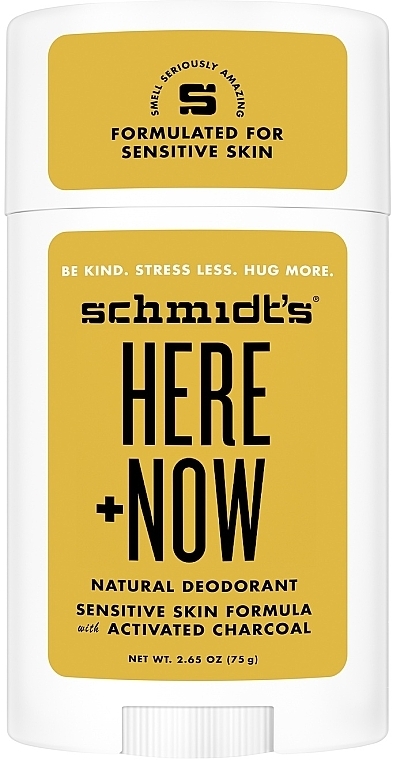 Natural Antiperspirant - Schmidt's Here + Now Natural Deodorant — photo N1