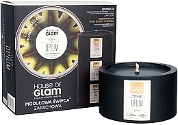 Fragrances, Perfumes, Cosmetics Scented Candle - House of Glam Black Opium Candle