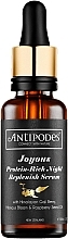 Fragrances, Perfumes, Cosmetics Night Serum - Antipodes Joyous Protein-Rich Night Replenish Serum