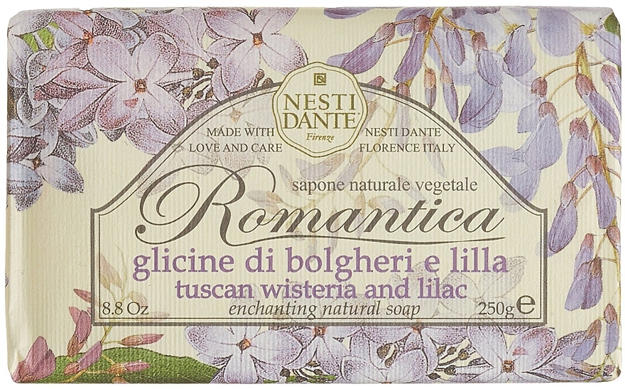 Soap "Wisteria & Lilac" - Nesti Dante Romantica Tuscan Wisteria&Lilac Soap — photo N1