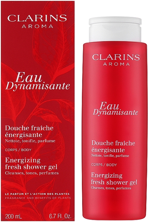 Clarins Aroma Eau Dynamisante - Shower Gel — photo N2