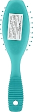 7-Row Massage Hair Brush, turquoise - Titania — photo N3