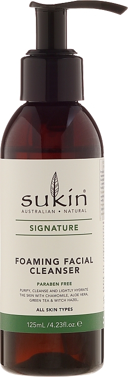 Face Cleanser - Sukin Foaming Facial Cleanser — photo N3