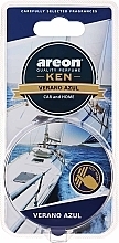 Blue Sea Air Freshener - Areon Gel Ken Blister Summer Blue — photo N1