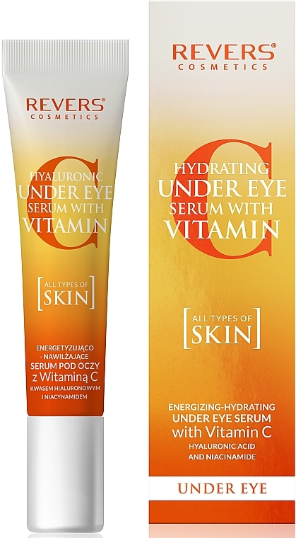 Eye Serum - Revers Hydrating Under Eye Serum with Vitamin C — photo N1