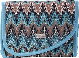 Makeup Bag "Boho" 94163, blue - Top Choice — photo N1