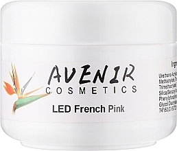 Single-Phase Nail Extension Gel - Avenir Cosmetics LED French Pink — photo N2