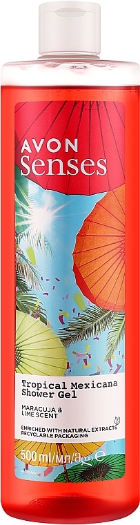 Shower Gel - Avon Senses Tropical Mexicana Shower Gel — photo N2