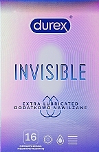 Ultra-Thin Condoms, 12 pcs - Durex Invisible — photo N1