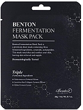 Mask with Fermented Components and Peptides - Benton Fermentation Mask Pack — photo N1