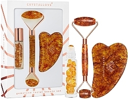 Fragrances, Perfumes, Cosmetics Set - Crystallove Cognac Amber Beauty Set