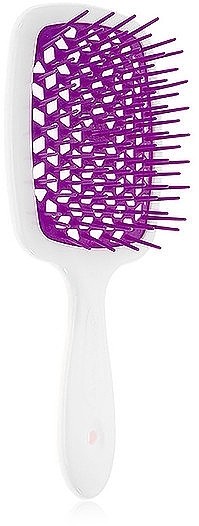 Hairbrush, white-purple - Janeke Superbrush — photo N1