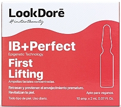 Fragrances, Perfumes, Cosmetics Concentrated Face Ampoule Serum - LookDore IB+Perfect First Lifting Ampoules