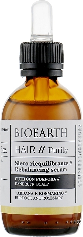 Regenerating Hair Serum - Bioearth Hair Balancing Serum — photo N1