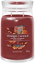 Fragrances, Perfumes, Cosmetics Scented Candle in Jar 'Autumn Daydream', 2 wicks - Yankee Candle Singnature