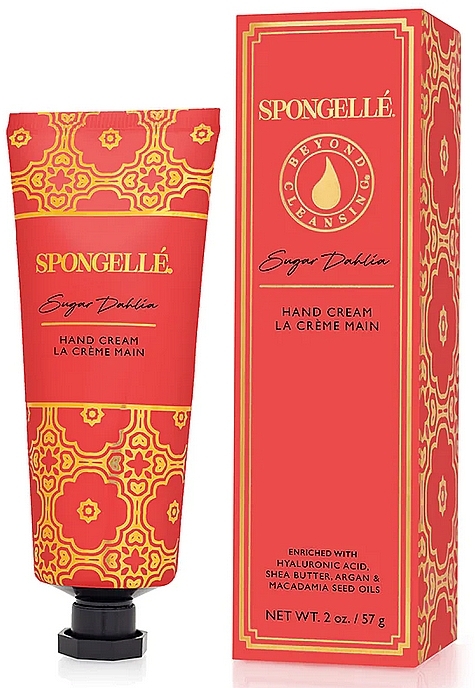 Moisturizing Hand Cream - Spongelle Sugar Dahlia Hand Cream — photo N1