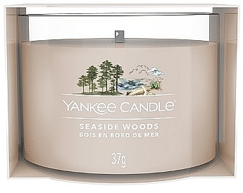 Mini Scented Candle in Glass - Yankee Candle Seaside Woods Mini — photo N3