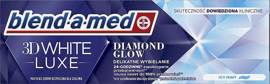 Toothpaste - Blend-A-Med 3D White Luxe 3D White Luxe Diamond Glow — photo N2