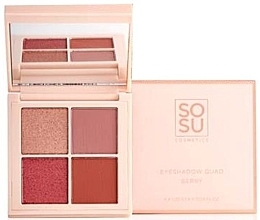 Fragrances, Perfumes, Cosmetics Eyeshadow Palette - Sosu by SJ Berry Eyeshadow Quad