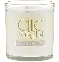 Fragrances, Perfumes, Cosmetics Scented Candle - Chic Parfum Muschio Bianco E Talko Candle