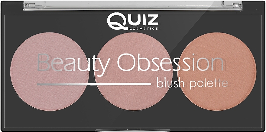 Blush Palette - Quiz Cosmetics Beauty Obsession Palette Blush — photo N3