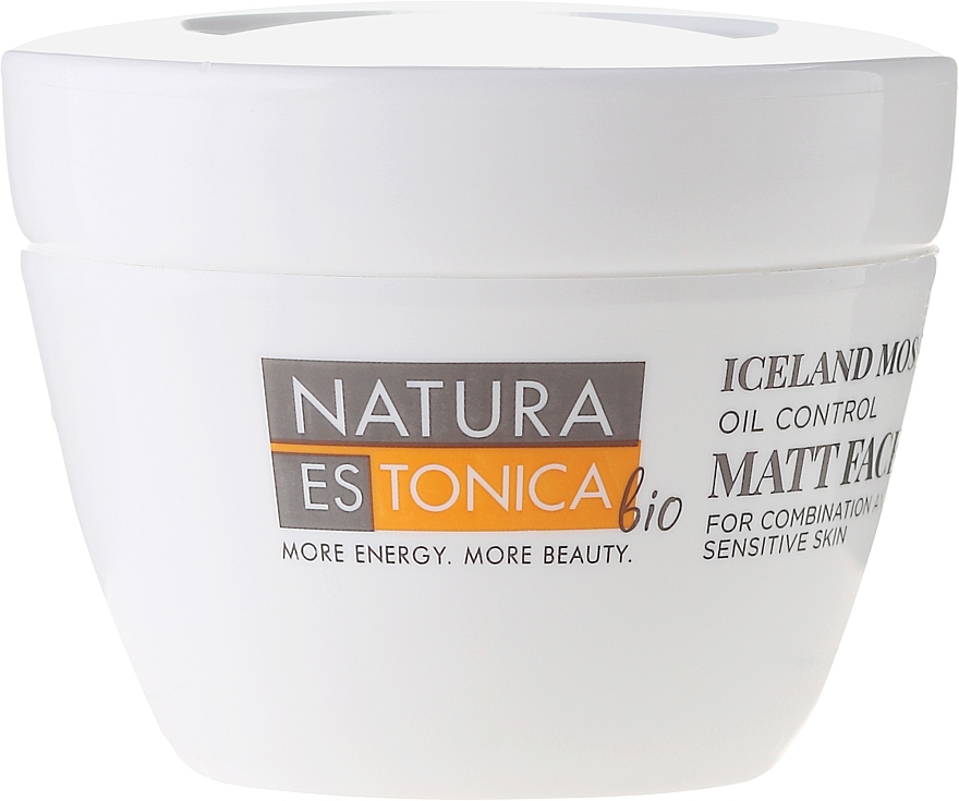 Mattifying Face Cream "Iceland Moss" - Natura Estonica Iceland Moss Matt Face Cream — photo N3
