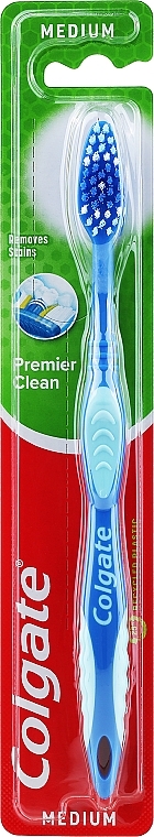 Premier Toothbrush, medium #2, blue - Colgate Premier Medium Toothbrush — photo N6