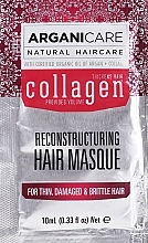 GIFT! Collagen Hair Mask - Arganicare Collagen Reconstructing Hair Masque (sample) — photo N2