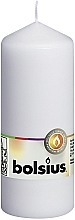 Fragrances, Perfumes, Cosmetics Cylindrical Candle, white, 150/60 mm - Bolsius Candle