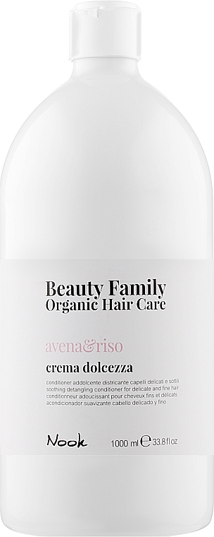 Detangling Conditioner for Thin Hair - Nook Beauty Family Organic Hair Care Cond — photo N5