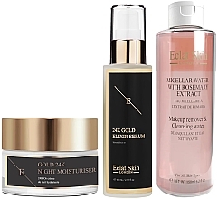Fragrances, Perfumes, Cosmetics Set - Eclat Skin London (micc/water/150ml + f/ser/60ml + f/d/cr/50ml)