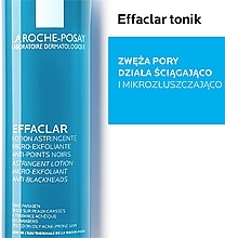 Pore-Tightening Lotion with Micro-Exfoliating Effect - La Roche-Posay Effaclar Astringent Lotion Micro-Exfoliant — photo N3