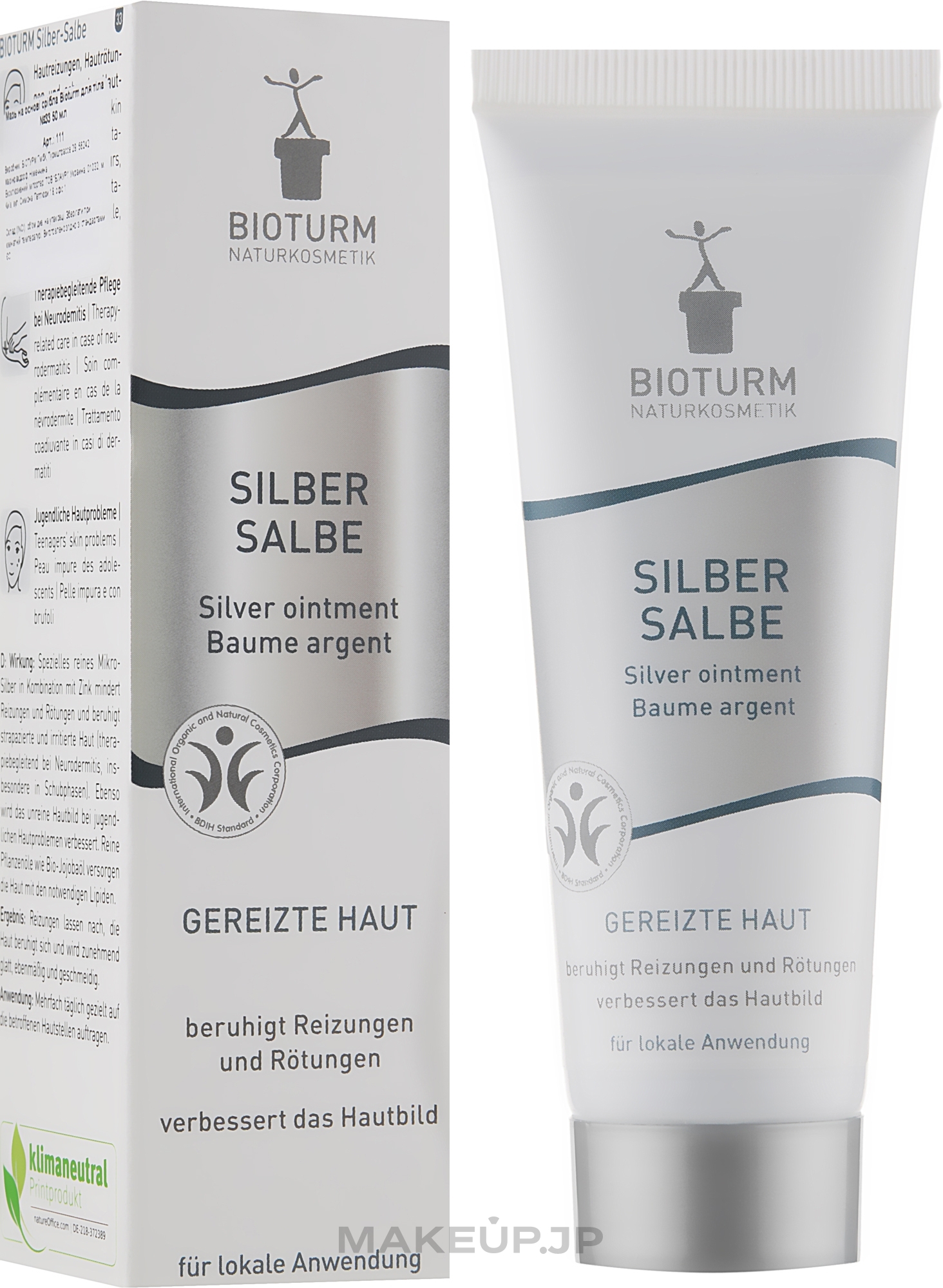 Silver Body Ointment #33 - Bioturm Gereizte Haut — photo 50 ml