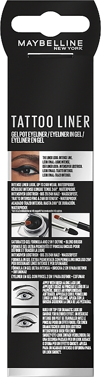 Eyeliner - Maybelline Lasting Drama Gel Eyeliner — photo N12