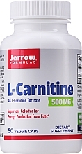 Fragrances, Perfumes, Cosmetics Dietary Sipplement "L-Carnitine", 500mg - Jarrow Formulas L-Carnitine 500mg