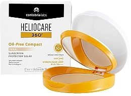 Fragrances, Perfumes, Cosmetics Sunscreen Compact Powder - Cantabria Labs Heliocare 360 Oil Free Compact SPF50