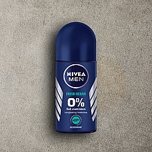 Deodorant - Nivea Men Fresh Ocean 48H Quick Dry Deodorant Roll-On — photo N4