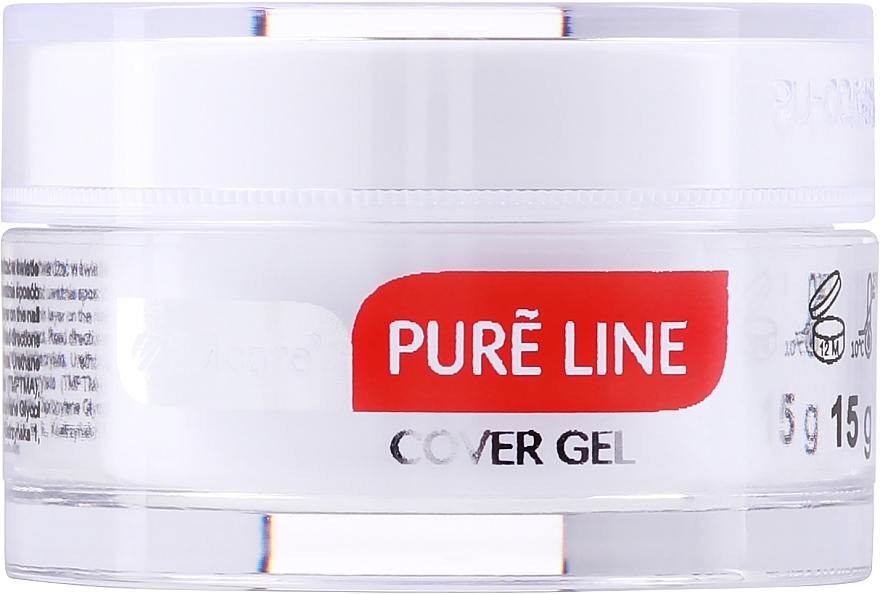 Nail Gel - Silcare Pure Line Cover Gel — photo N3