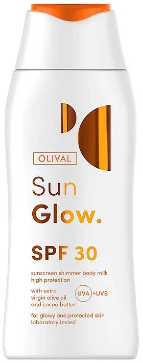 Shimmering Sunscreen Body Milk - Illuminating Body Lotion with Sunscreen — photo N1