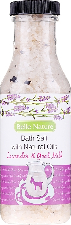 Bath Salt "Lavender and Goat's Milk" - Belle Nature Bath Salt  — photo N1