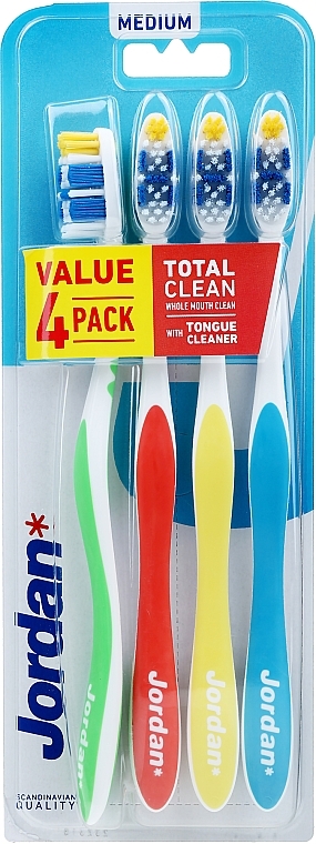 Toothbrush - Jordan Total Clean Medium  — photo N1